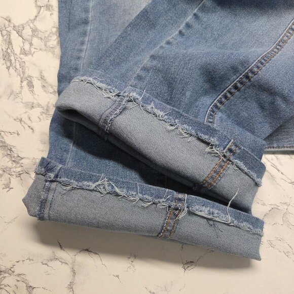 Celebrity Pink Regeneration 9/29 Light Wash Denim Blue Cargo Bootcut Jeans(Flaw) - Picture 13 of 13